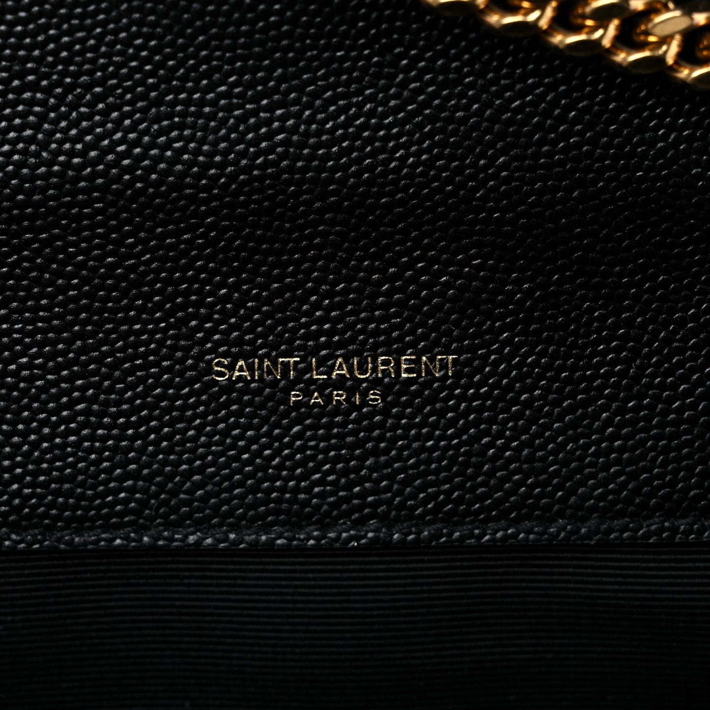 Grain De Poudre Textured Mixed Matelasse Triquilt Small Monogram Satchel Black