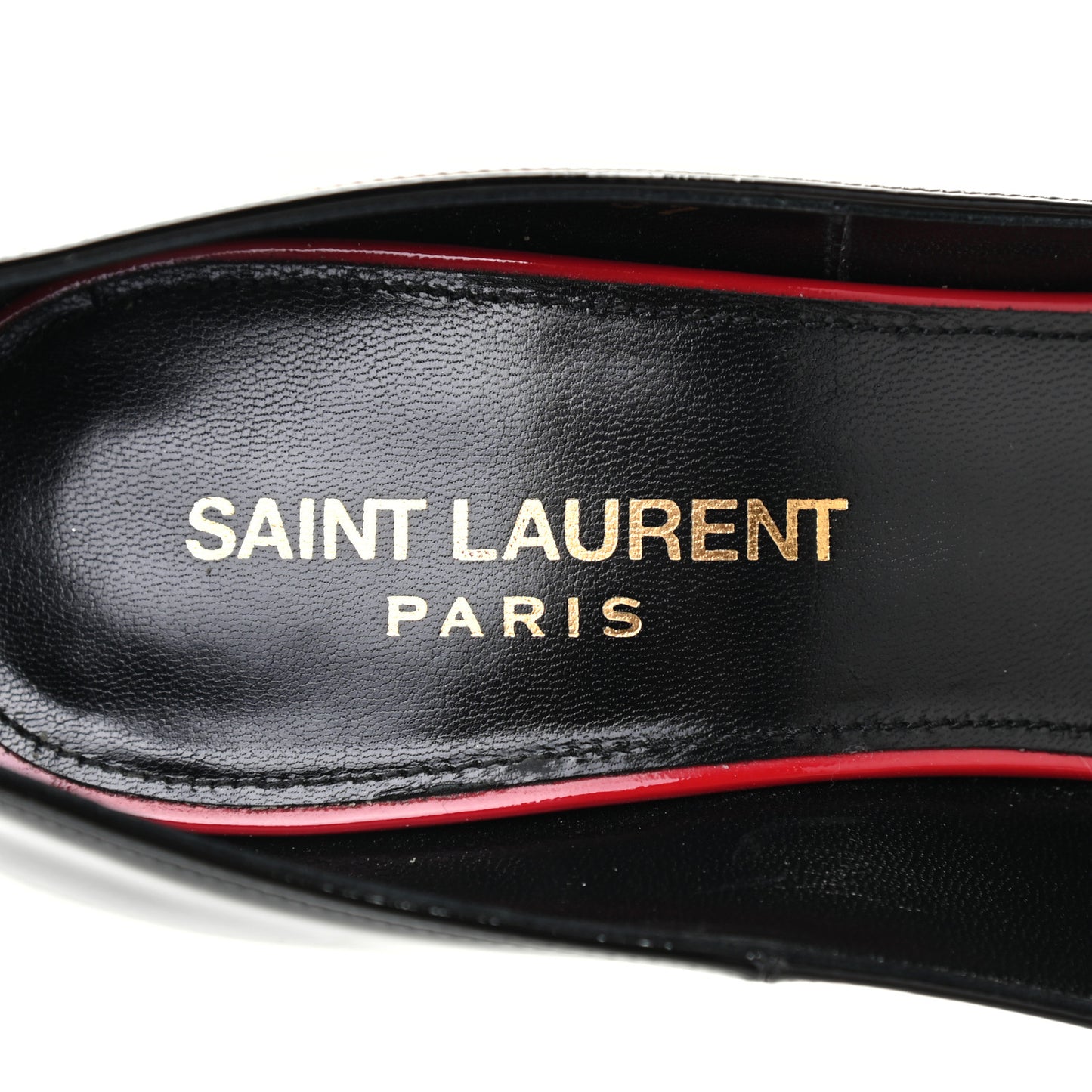 Patent Calfskin Zoe 105 Pumps 37 Black