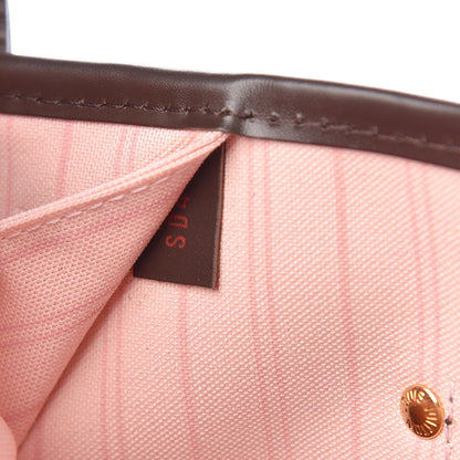 Louis Vuitton Damier Ebene Neo Neverfull MM Rose Ballerine 8 of 14