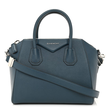 Givenchy Sugar Goatskin Small Antigona Oil Blue 1 of 11