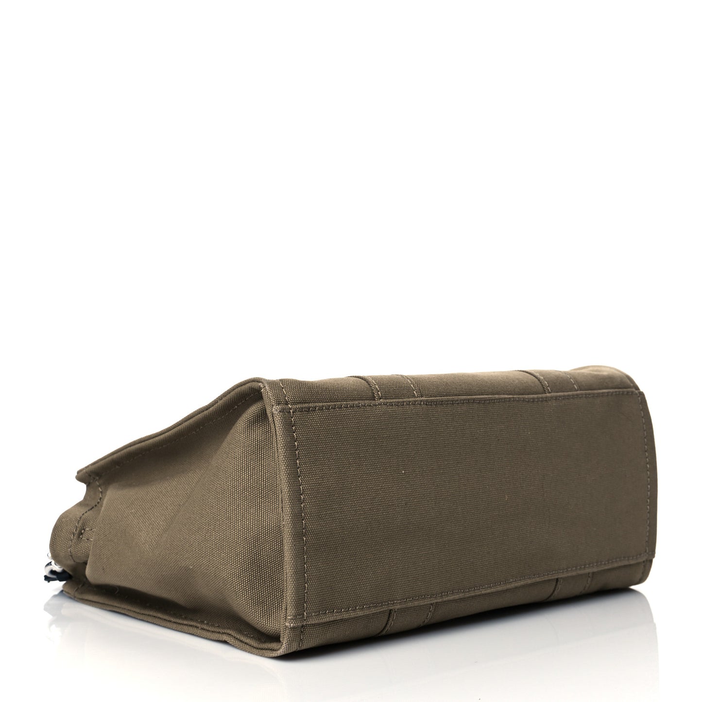 Cotton Canvas Medium The Traveler Tote Bag Slate Green