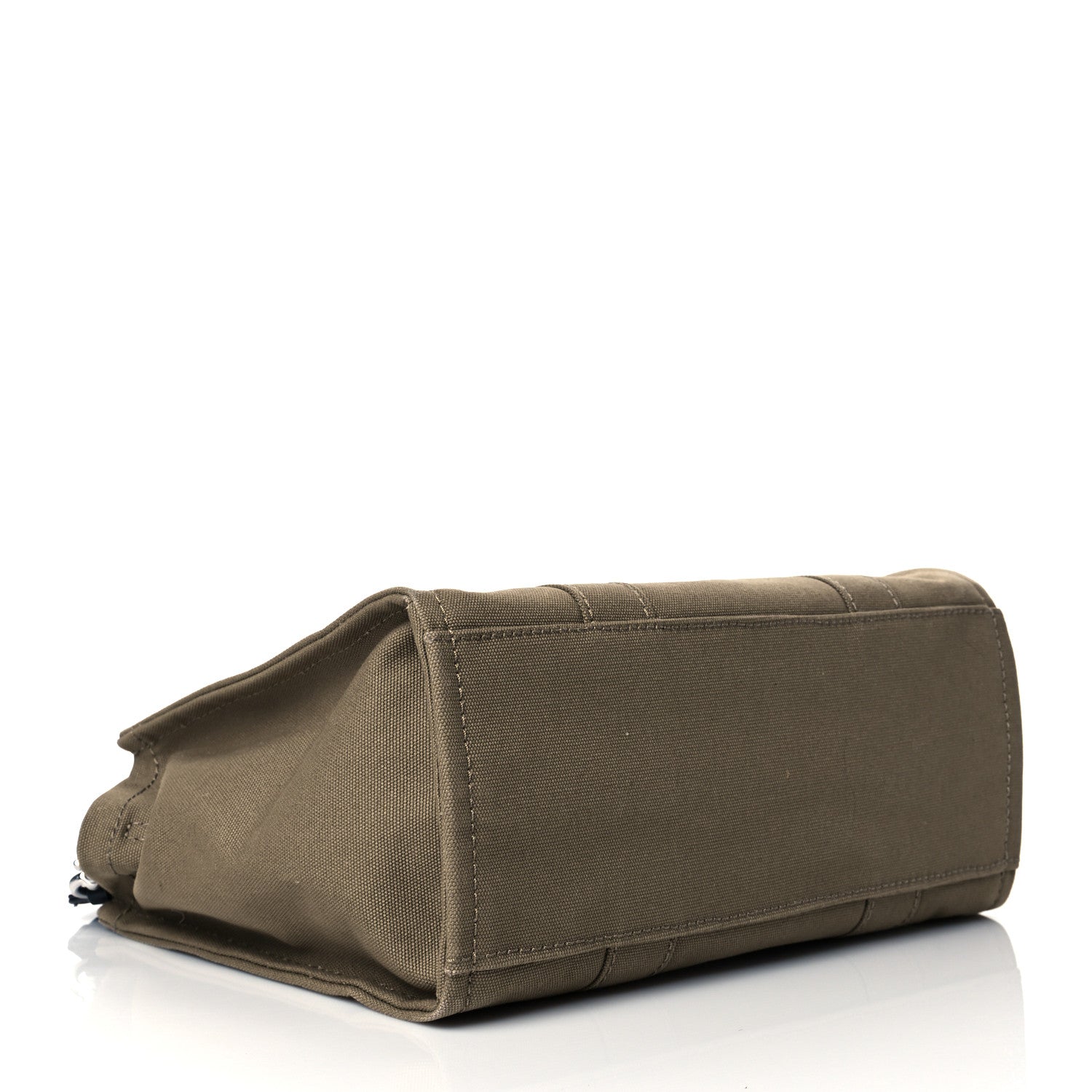 Marc Jacobs Cotton Canvas Medium The Traveler Tote Bag Slate Green 3 of 8