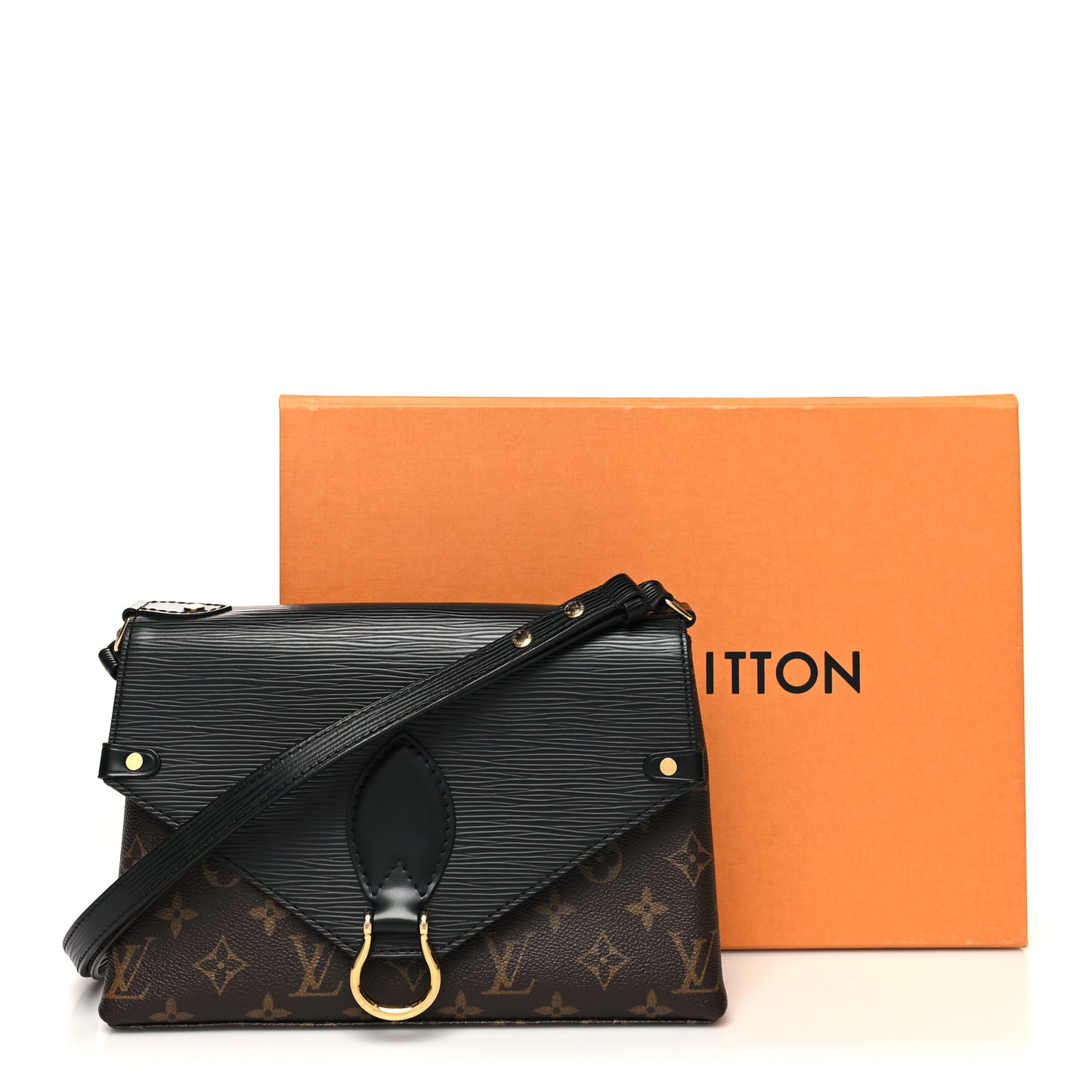 Epi Monogram Saint Michel Black
