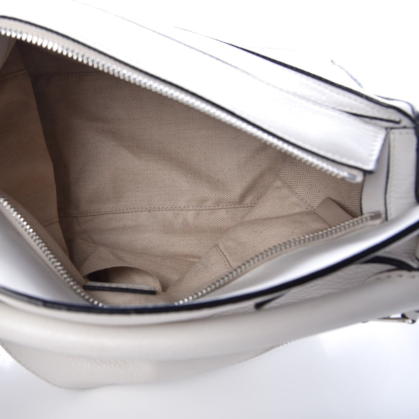 Calfskin Puzzle Bag White