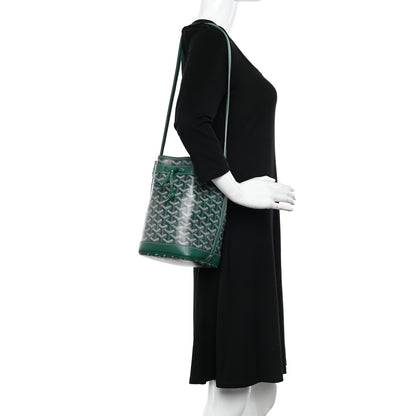 Goyard Goyardine Petit Flot Bucket Bag PM Green 2 of 11