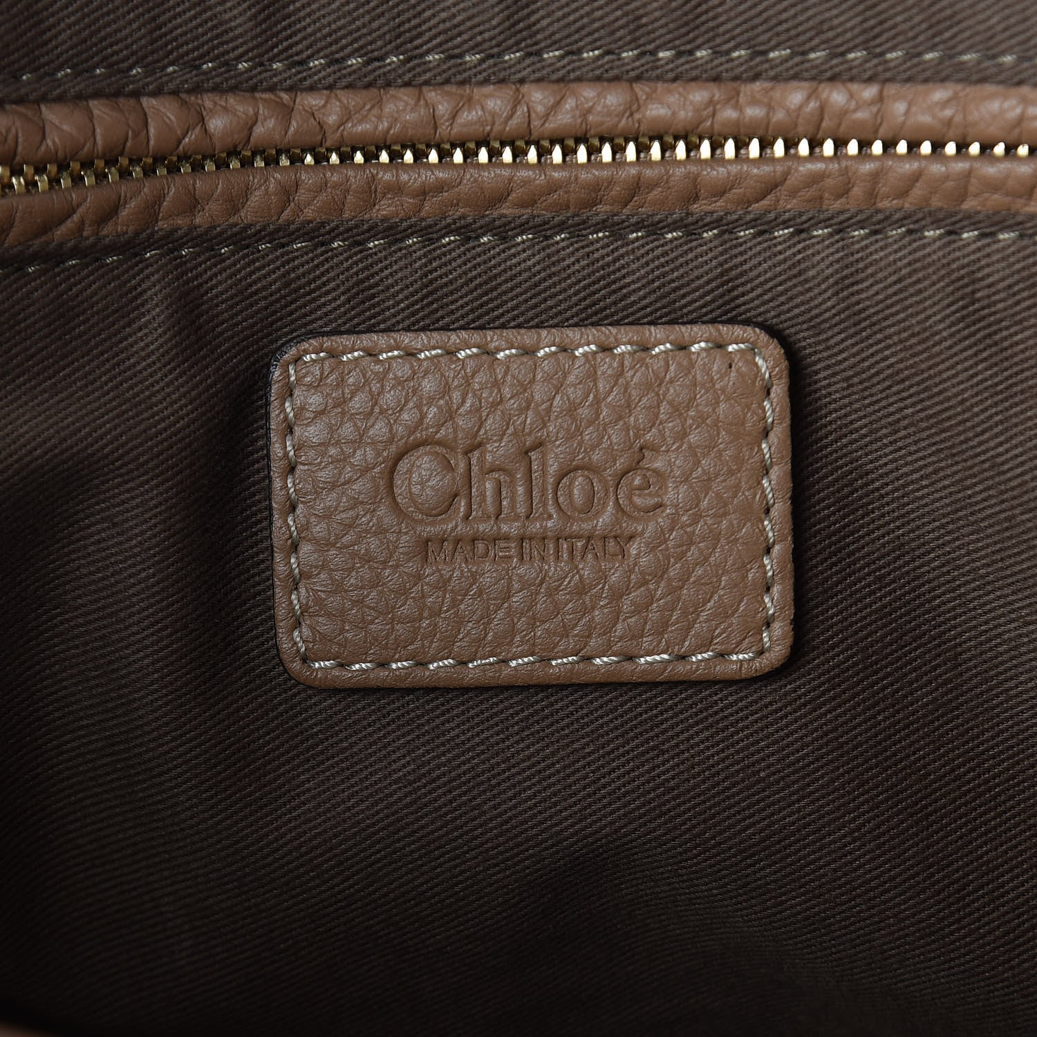 Chloe Calfskin Large New Marcie Tote Nut 6 of 8