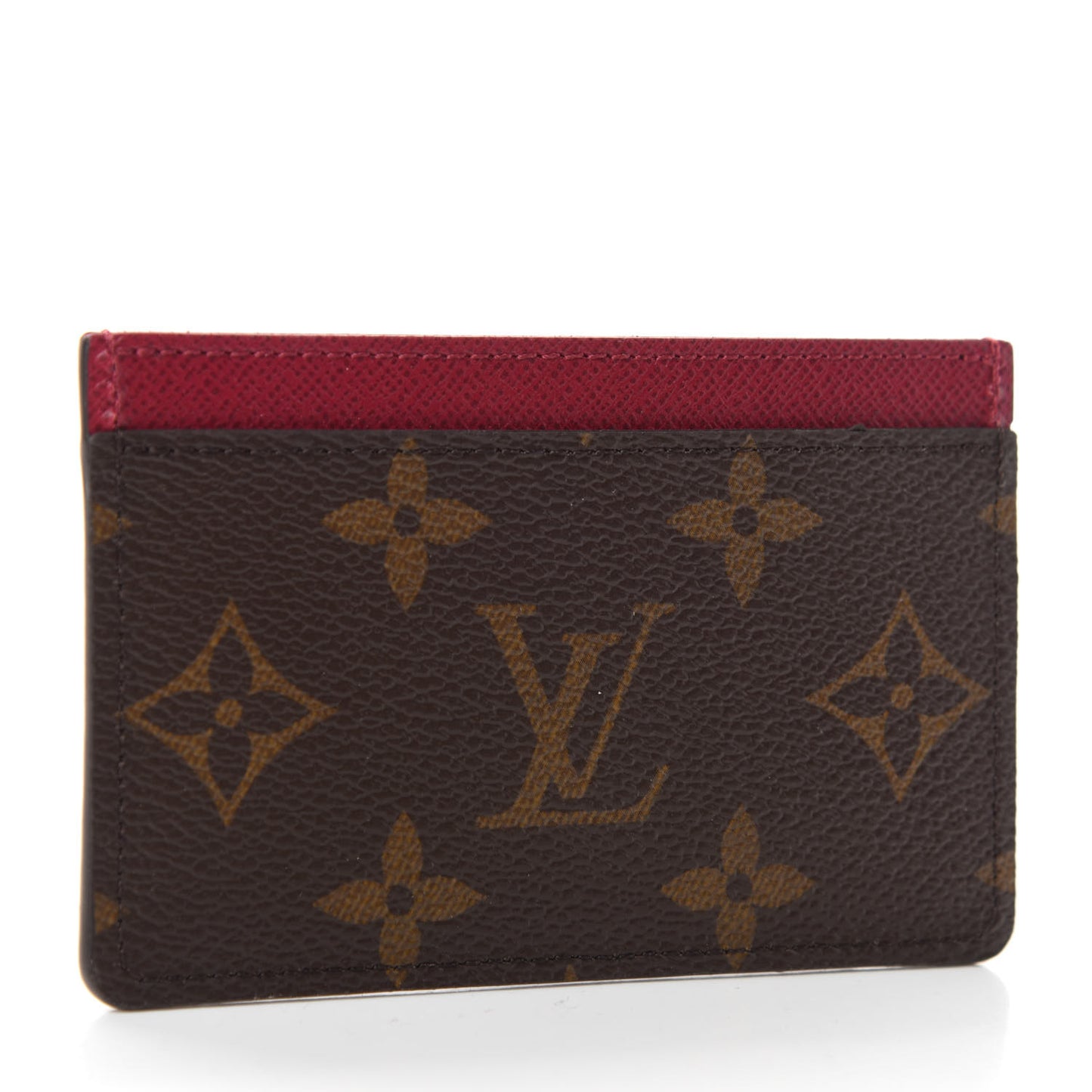 Monogram Card Holder Fuchsia
