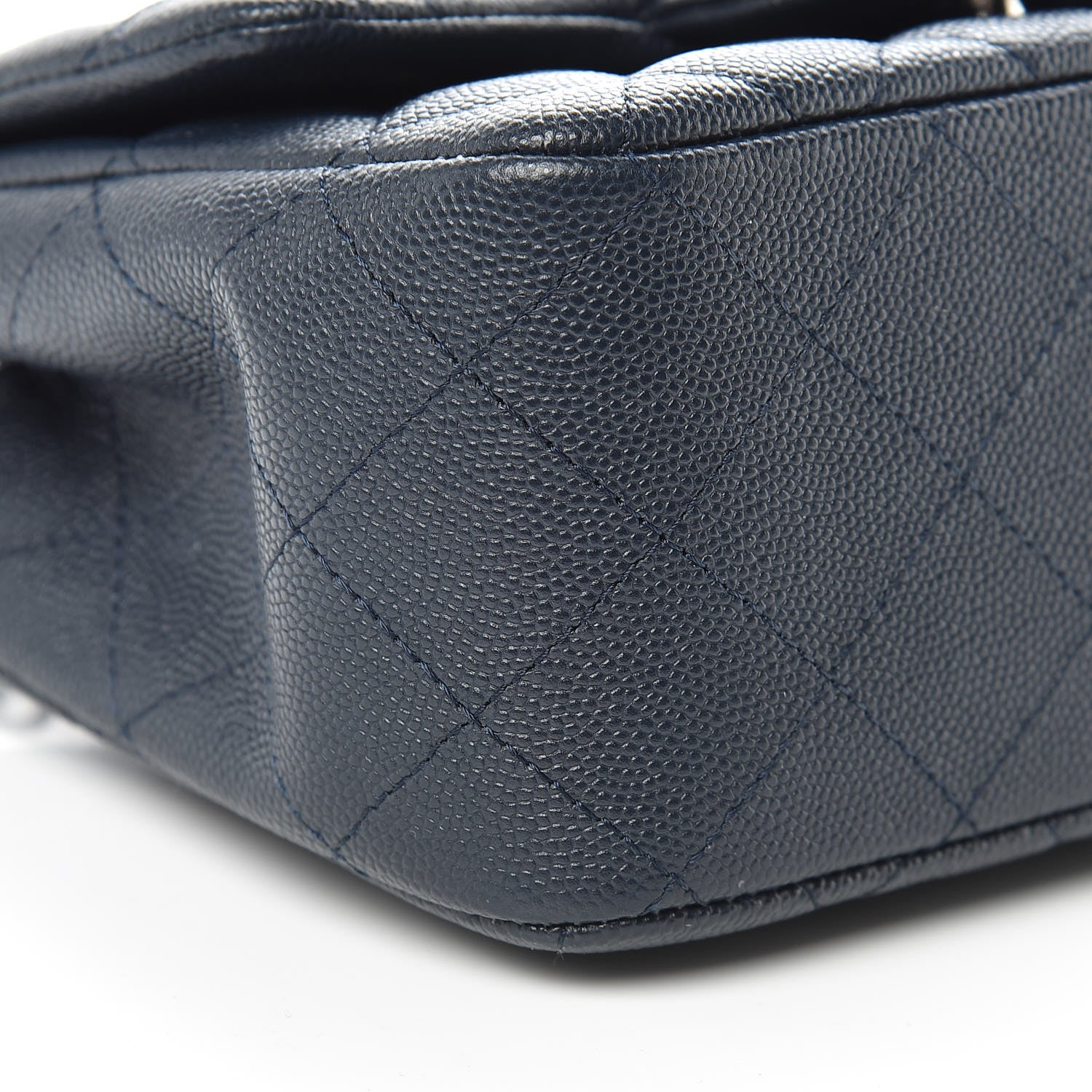 Chanel Caviar Quilted Mini Square Flap Navy 8 of 9