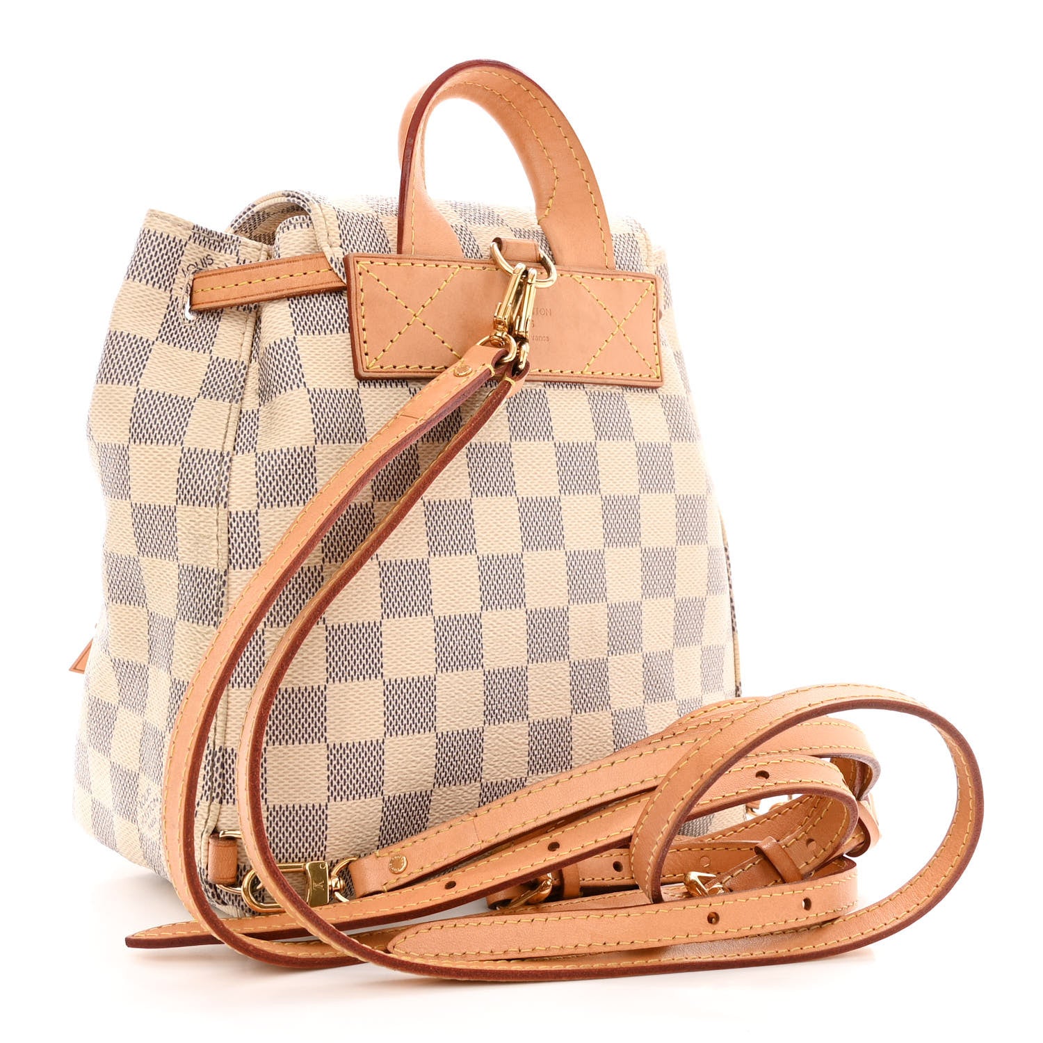 Louis Vuitton Damier Azur Sperone BB Backpack 3 of 10