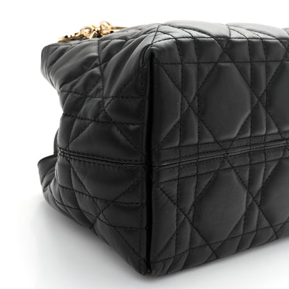 Christian Dior Calfskin Macrocannage Small Toujours Black 9 of 10