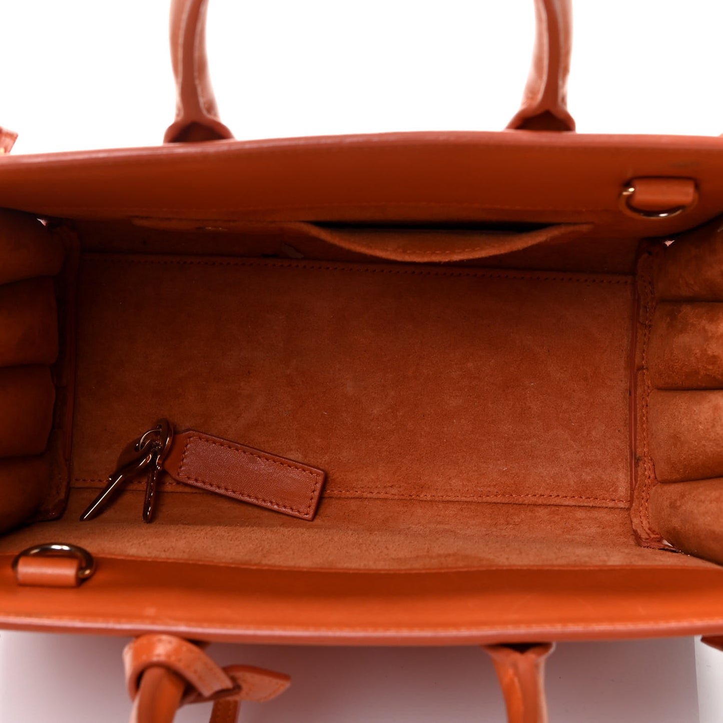 Calfskin Sac De Jour Orange