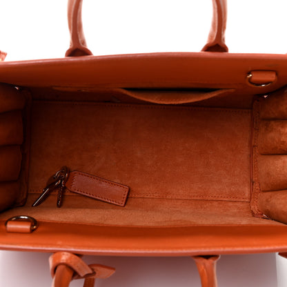 Saint Laurent Calfskin Sac De Jour Orange 4 of 4