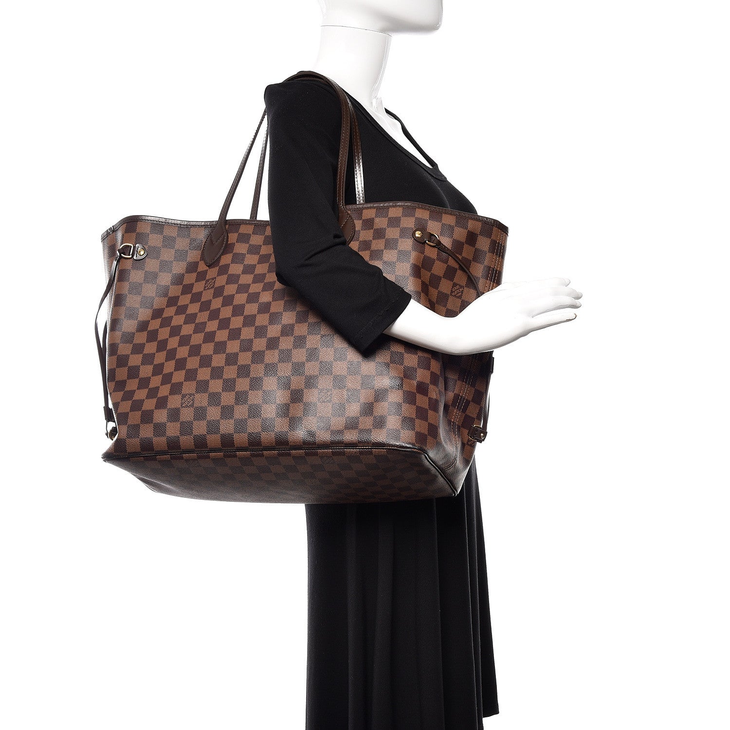 Louis Vuitton Damier Ebene Neo Neverfull GM 2 of 11