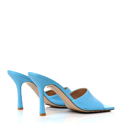 Bottega Veneta Lambskin Stretch Mule Sandals 39 Sky Blue 4 of 9