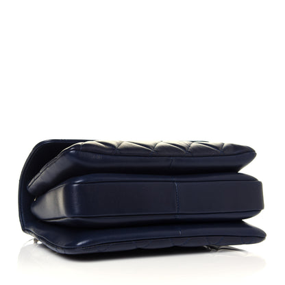 Chanel Lambskin Quilted Small Trendy CC Flap Dual Handle Bag Navy 3 of 11