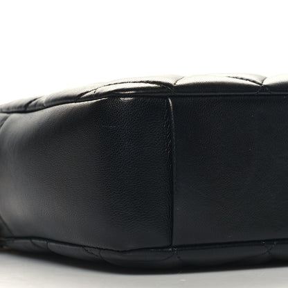 Chanel Lambskin Quilted Small Diamond CC Camera Case Black 9 of 11