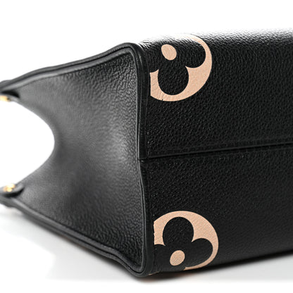 Louis Vuitton Empreinte Monogram Giant Onthego PM Black Beige 8 of 10