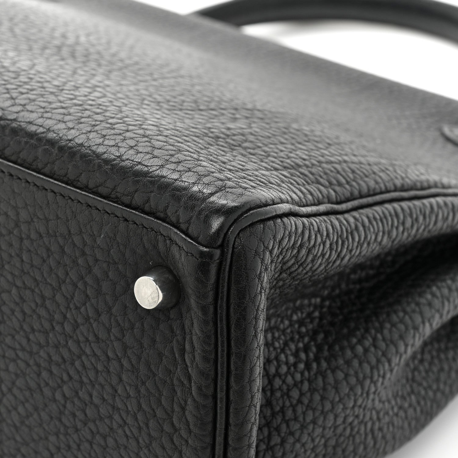 Hermes Fjord Kelly Retourne 35 Black 16 of 17
