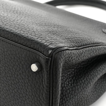 Hermes Fjord Kelly Retourne 35 Black 16 of 17