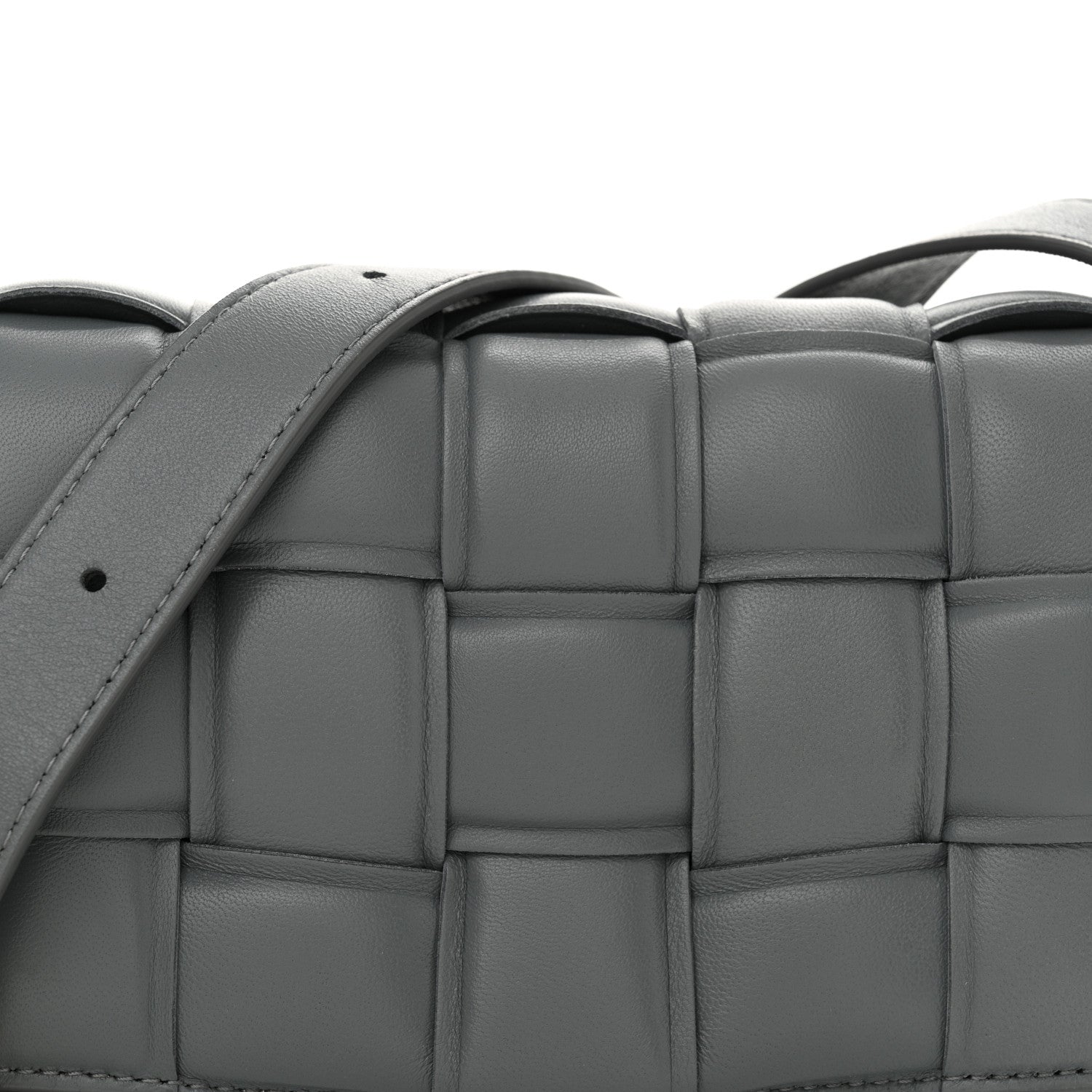 Bottega Veneta Nappa Maxi Intreccio Small Padded Cassette Crossbody Thunder 8 of 11