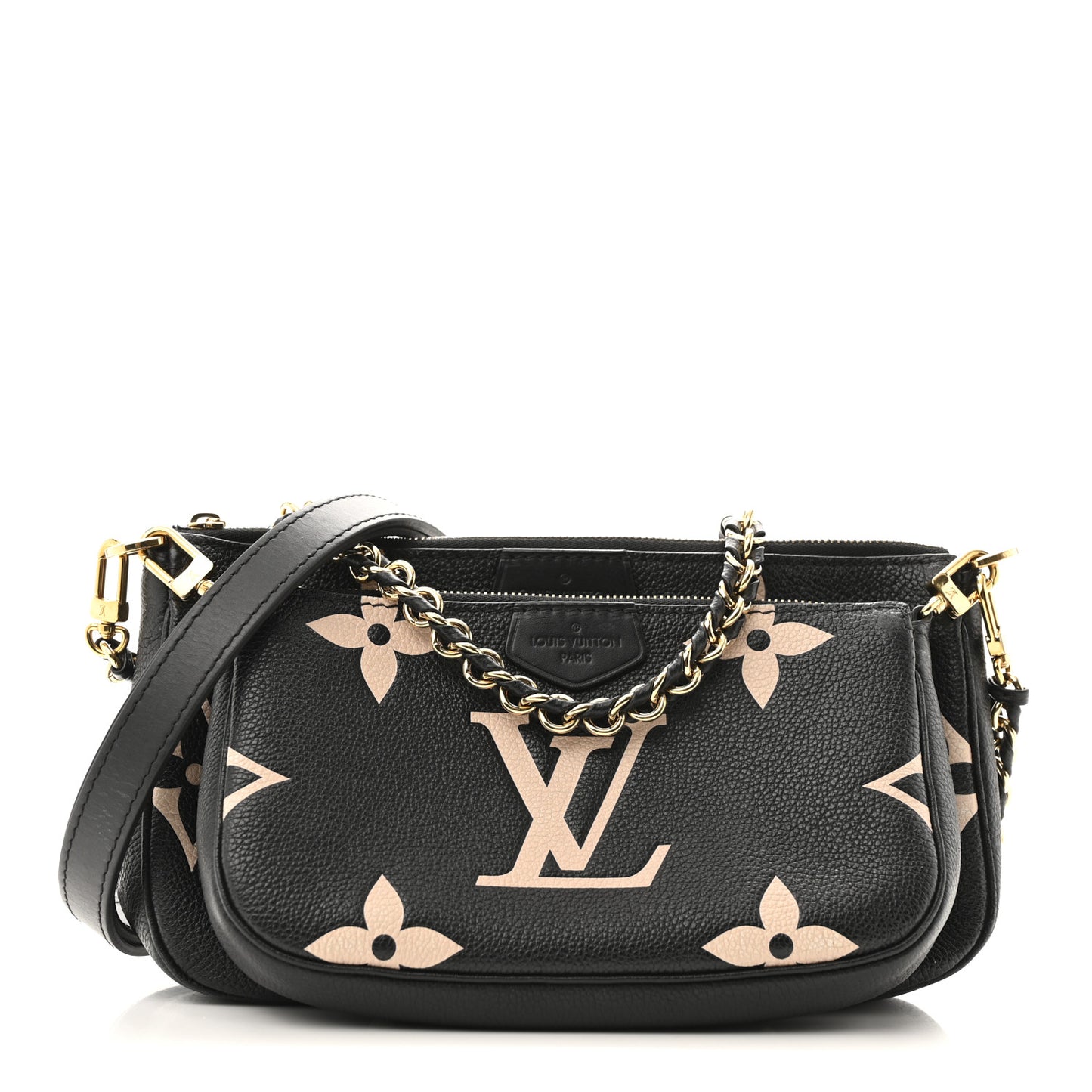 Empreinte Monogram Giant Multi Pochette Accessories Black Beige