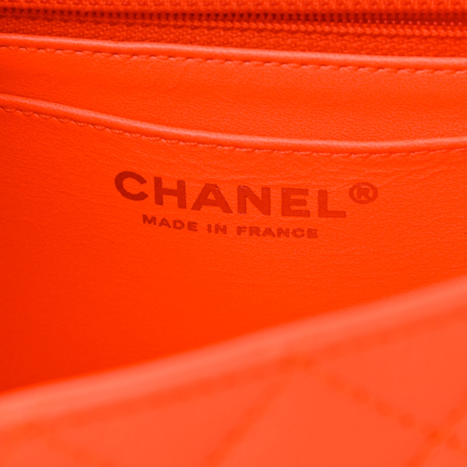 Chanel Sheepskin Quilted 2.55 Reissue Mini Flap Orange 6 of 10