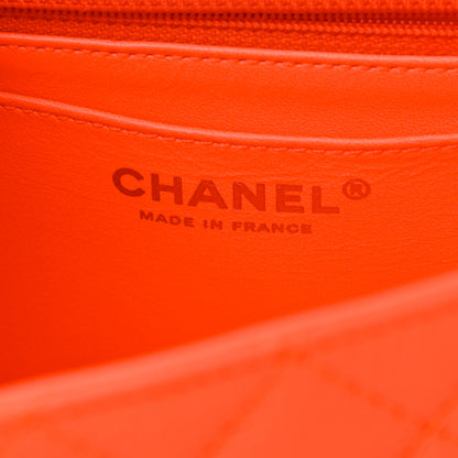 Chanel Sheepskin Quilted 2.55 Reissue Mini Flap Orange 6 of 10