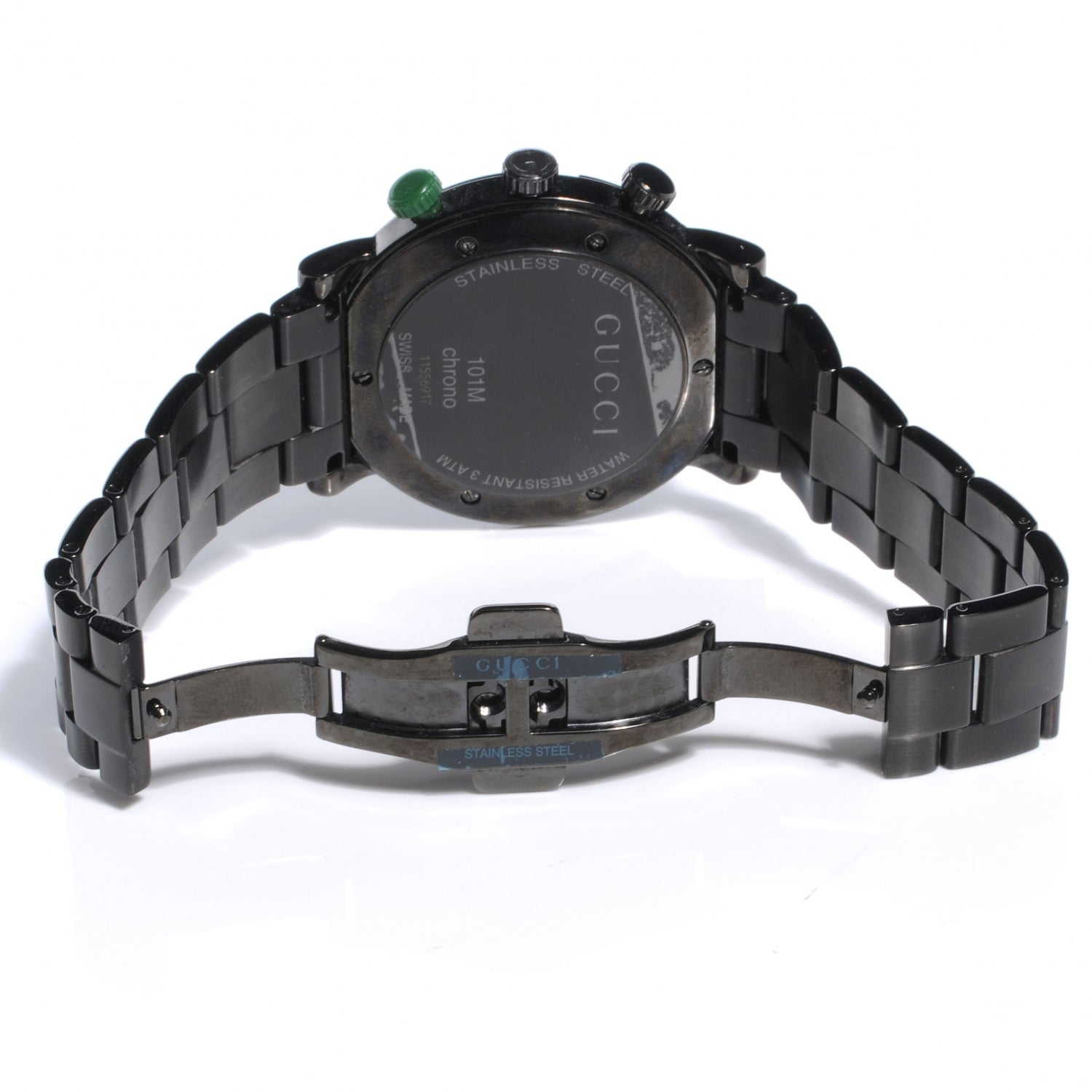 Gucci PVD Stainless Steel 44mm 101M G-Chrono Quartz Watch Black 5 of 6