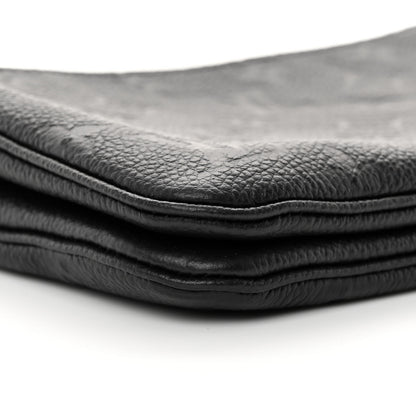 Louis Vuitton Empreinte Double Zip Pochette Black 10 of 11