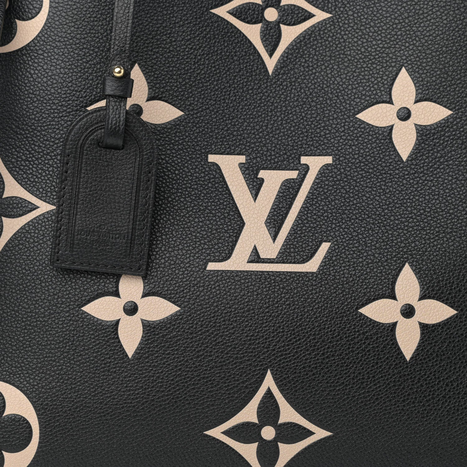 Louis Vuitton Empreinte Monogram Giant Grand Palais Black Beige 7 of 9