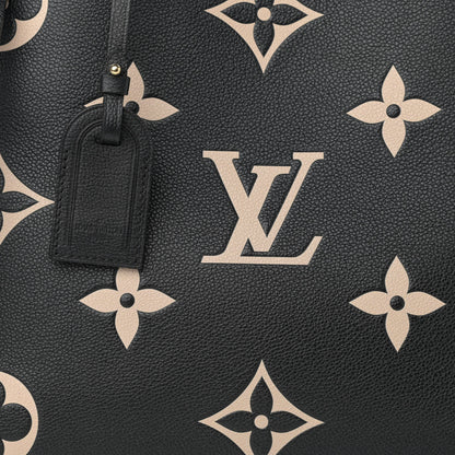 Louis Vuitton Empreinte Monogram Giant Grand Palais Black Beige 7 of 9