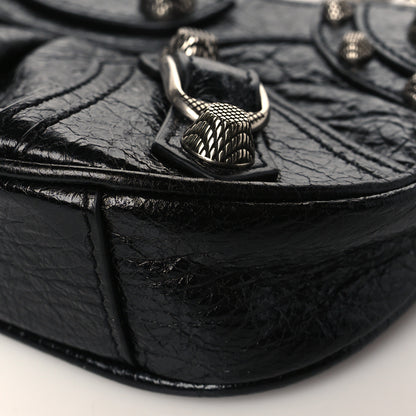 Balenciaga Agneau Arena Le Cagole Mini Purse With Chain Black 9 of 9
