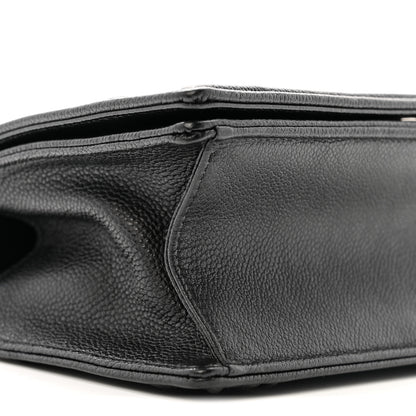 Christian Dior Grained Calfskin Small Diorama Flap Bag Black 9 of 11