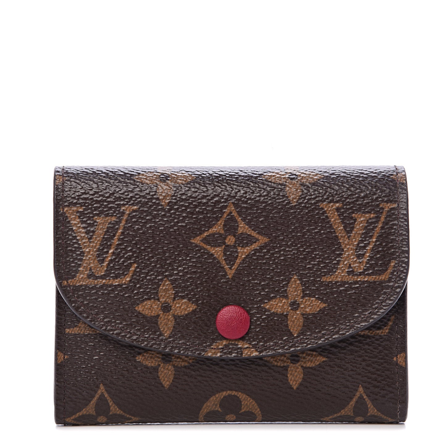 Monogram Rosalie Coin Purse Fuchsia