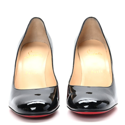Christian Louboutin Patent Calfskin Miss Sab 85 Pumps 38.5 Black 2 of 8