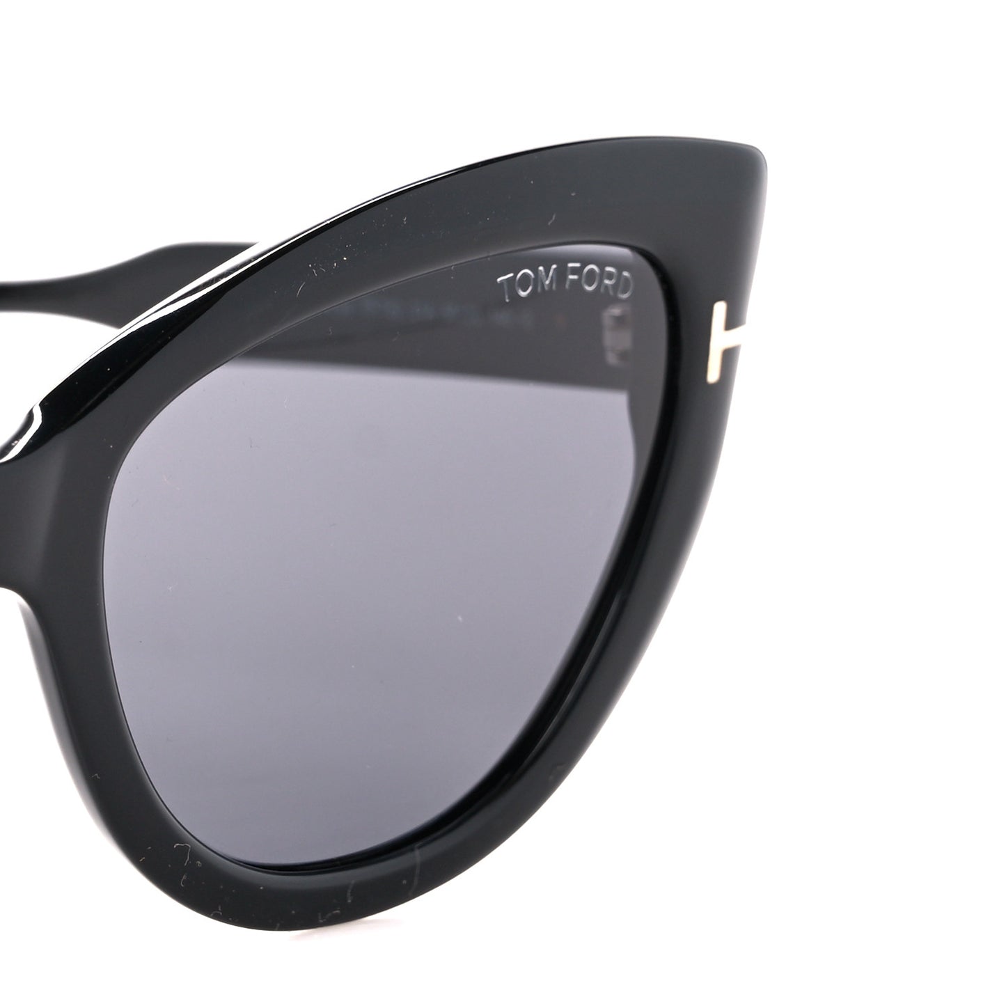 Acetate Anya Cat Eye Sunglasses TF762 Black