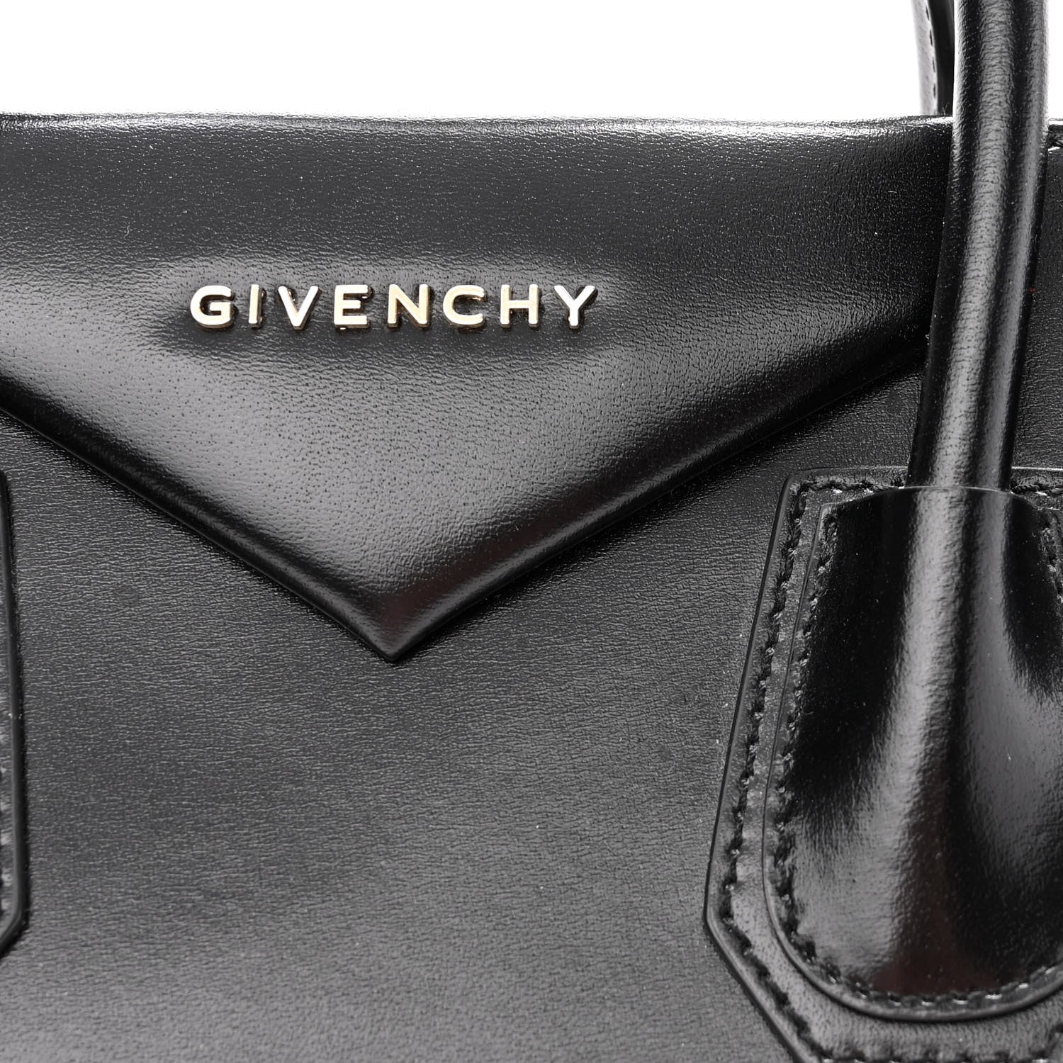 Givenchy Shiny Lord Calfskin Medium Antigona Black 11 of 12