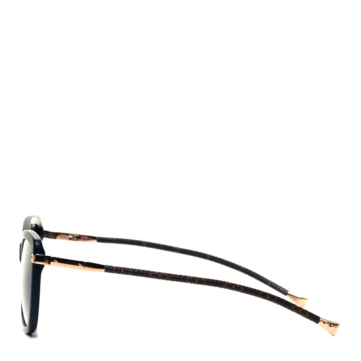 Louis Vuitton Monogram Acetate Charlotte Sunglasses Z0781E Black 3 of 6