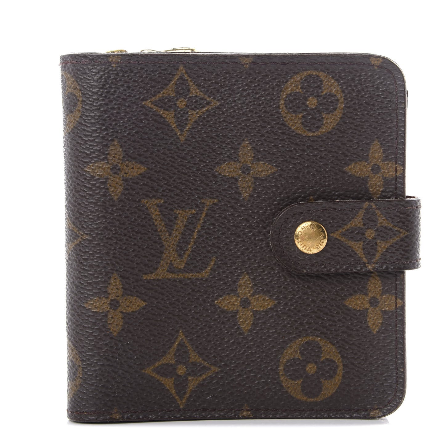 Monogram Compact Zippe Zipped Wallet