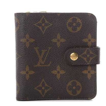 Louis Vuitton Monogram Compact Zippe Zipped Wallet 1 of 10