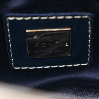 Fendi Zucchino Mini Mama Baguette Navy 6 of 10