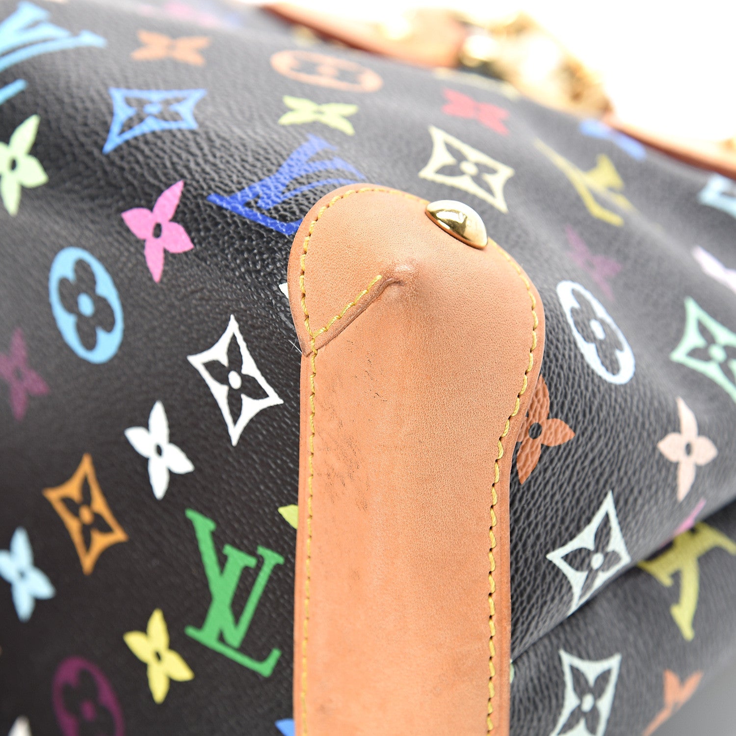 Louis Vuitton Monogram Multicolor Audra Black 10 of 12