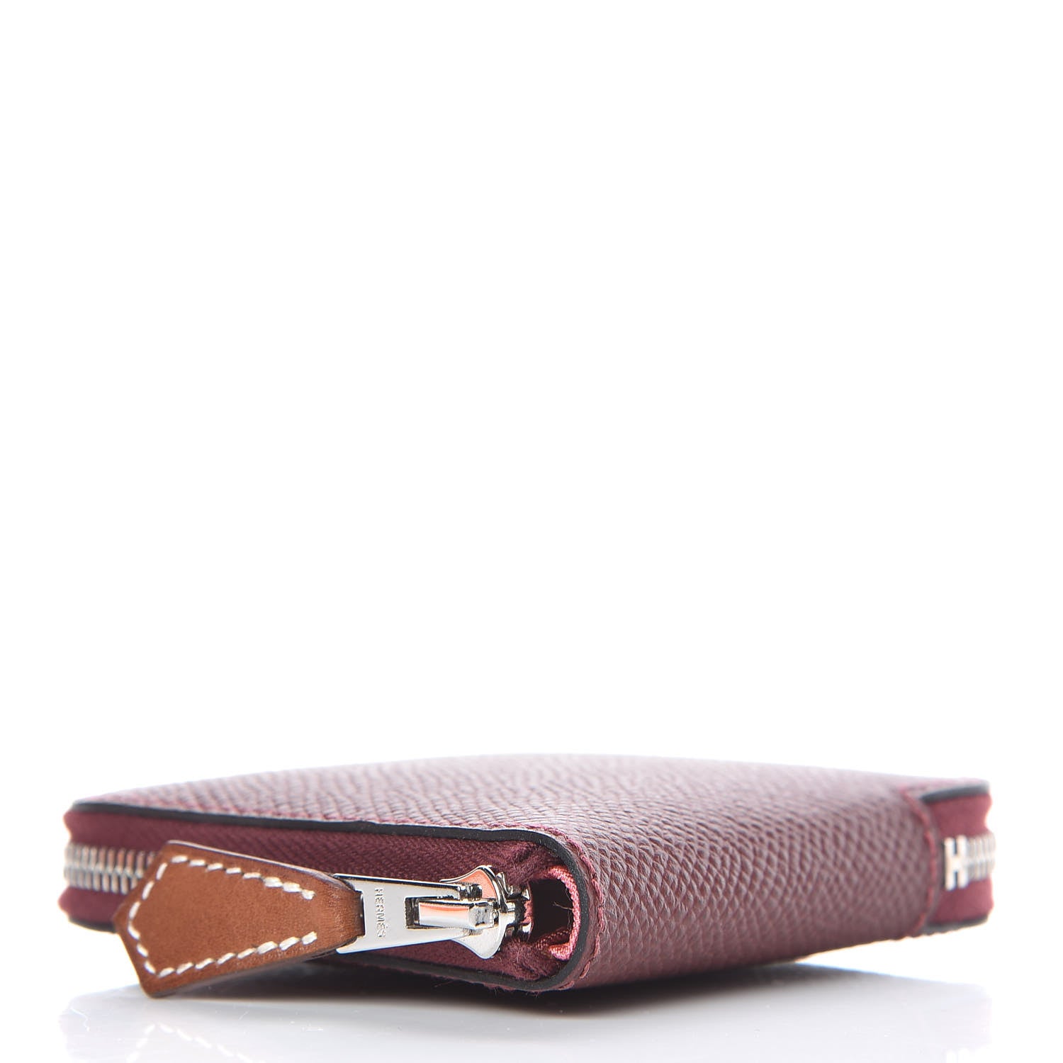 Hermes Epsom Silk'In Coin Purse Rouge H Jaune Ambre Rose Ete 4 of 8