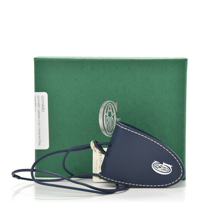 Goyard Calfskin Bag Clip Navy 5 of 5