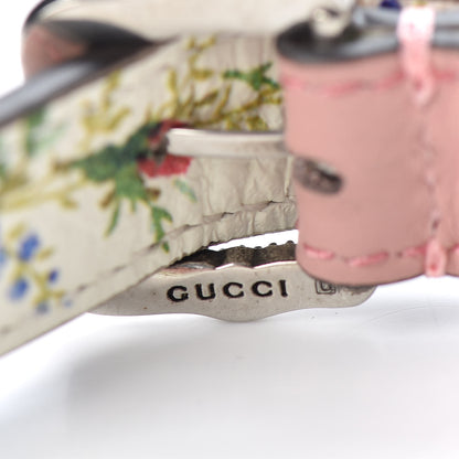 Gucci Calfskin Pearl Studded Feline Choker Pink 5 of 6