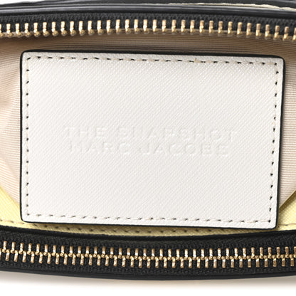 Marc Jacobs Saffiano Small Snapshot Camera Bag White Pink 6 of 9