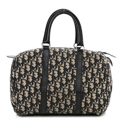 Christian Dior Monogram Boston Navy Blue 1 of 12