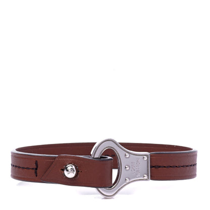 Louis Vuitton Calfskin Mens Archive Bracelet 19 Brown 1 of 5