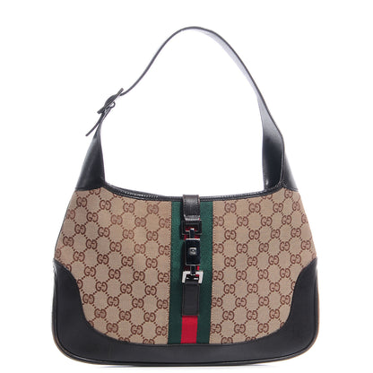 Gucci Monogram Web Jackie O Hobo 1 of 9