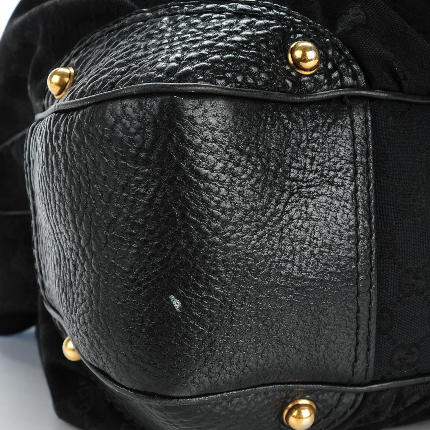 Monogram Large Jockey Hobo Black